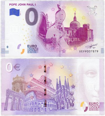 купить 0 евро (euro) "Иоанн Павел I" 2019 1-серия (NEW)
