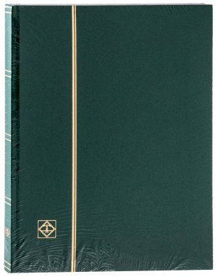 купить Альбом для марок (кляссер) серии BASIC LS4/8 формата А4 с 16 стр. из черного картона (326594) зеленый