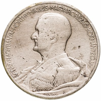 купить Венгрия 5 пенго (пенгё, pengo) 1939 Адмирал Хорти