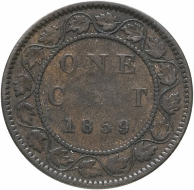 купить Канада 1 цент (cent) 1859