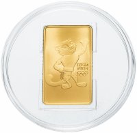 Купить 100 рублей 2011 СПМД UNC Леопард талисман олимпиады в Сочи (Тигр)