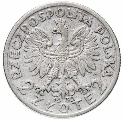 купить Польша 2 злотых (zlote) 1932 Королева Ядвига