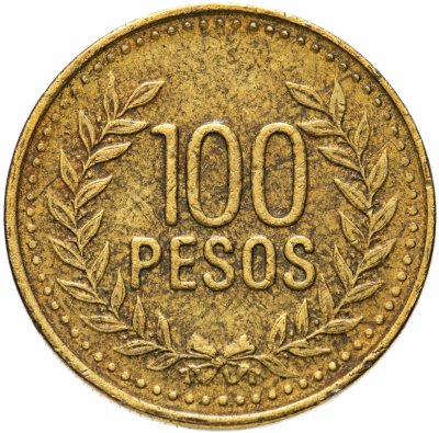 купить Колумбия 100 песо (pesos) 1995-2012, случайная дата
