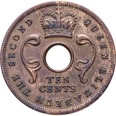купить Британская Восточная Африка 10 центов (cents) 1956