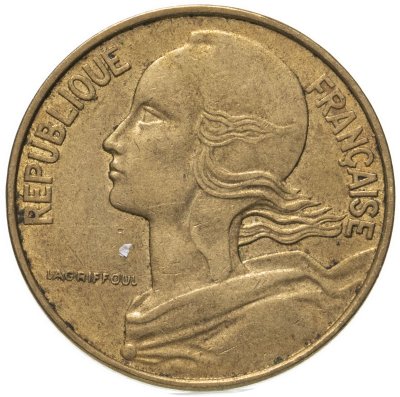 купить Франция 10 сантимов (centimes) 1974