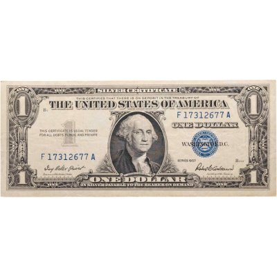 купить 1 доллар сша 1957 года