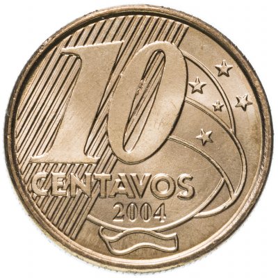 купить Бразилия 10 сентаво 2004