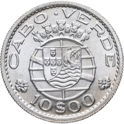 купить Кабо-Верде 10 эскудо (escudos) 1953