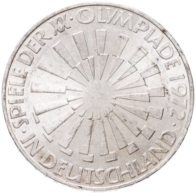 купить Германия (ФРГ) 10 марок 1972 "XX летние Олимпийские Игры, Мюнхен 1972"