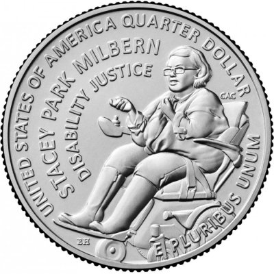 купить США 1/4 доллара (25 центов, квотер) 2025 P "Американские женщины - Стейси Парк Милберн