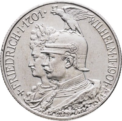 купить Германия (Империя) 2 марки (mark) 1901 "200 лет Пруссии"