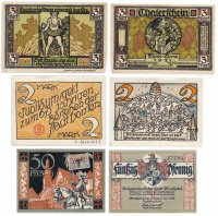 купить Германия (разные земли) набор из 3-х нотгельдов 1918-1922
