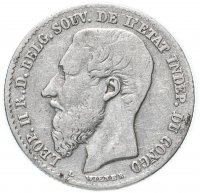 Купить Свободное государство Конго 50 сантимов (centimes) 1894