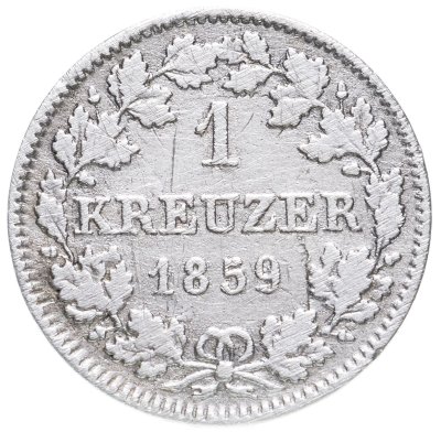 купить Германия (Бавария) 1 крейцер 1859