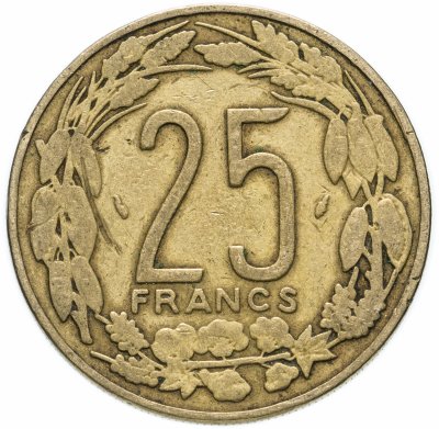 купить Центральная Африка (BEAC) 25 франков (francs) 1975