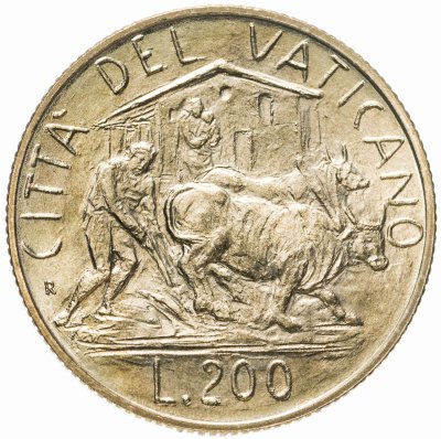 купить Ватикан 200 лир (lire) 1982