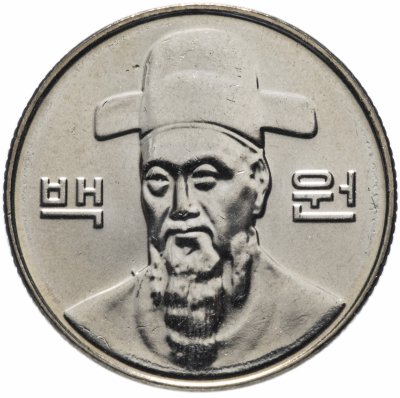 купить Южная Корея 100 вон 2012