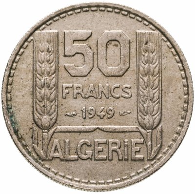 купить Алжир 50 франков (francs) 1949