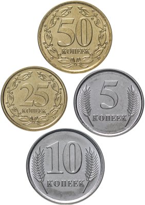 купить Приднестровье годовой набор из 4 монет 5, 10, 25 и 50 копеек 2022