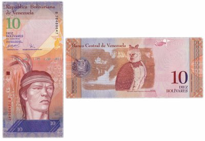 купить Венесуэла 10 боливар 2007 (Pick 90a)