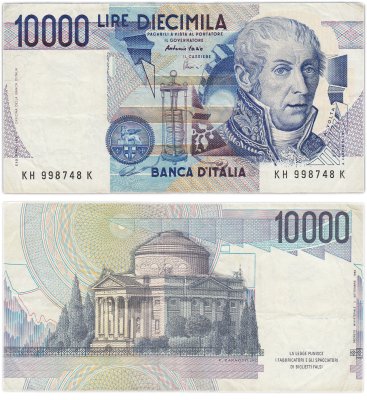 купить Италия 10000 лир 1984 (Pick 112с)