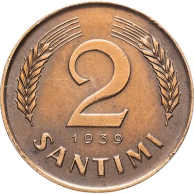 купить Латвия 2 сантима (santimi) 1939