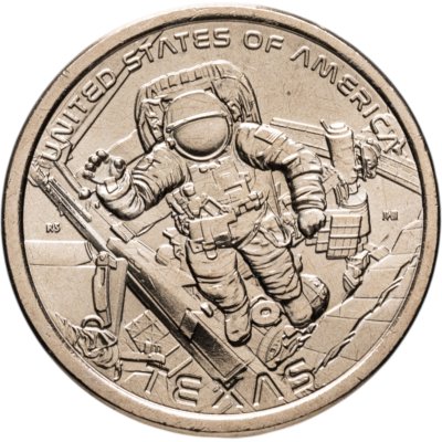 купить США 1 доллар 2025 D Американские инновации - Космический центр имени Линдона Джонсона в Техасе