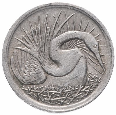 купить Сингапур 5 центов 1973