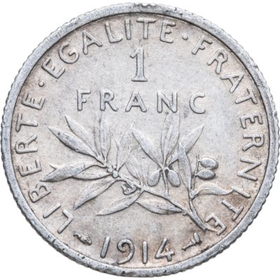 купить Франция 1 франк (franc) 1912-1918, случайный год