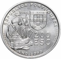 купить Португалия 200 эскудо (escudos) 2000 "Фернан Магеллан"