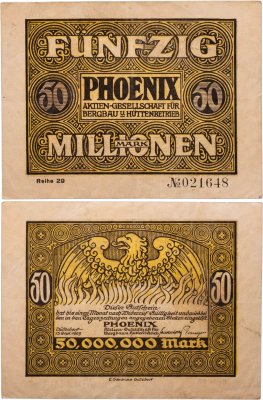 купить Германия, Дюссельдорф 50000000 марок 1923