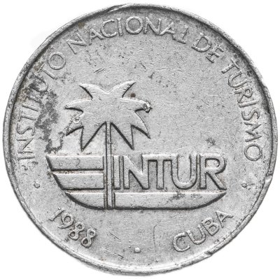 купить Куба 5 сентаво (centavos) 1988 INTUR