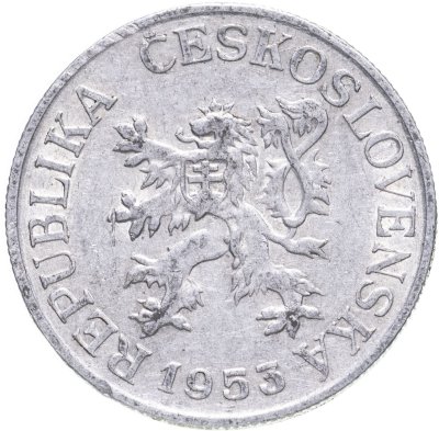 купить Чехословакия 25 геллеров 1953
