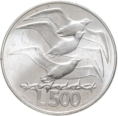 купить Сан-Марино 500 лир (lire) 1975 "Любовь у животных"