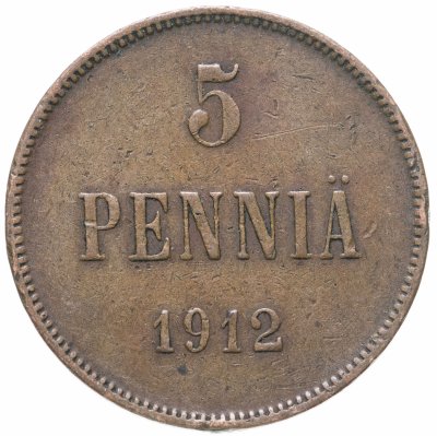 купить 5 пенни (pennia) 1912