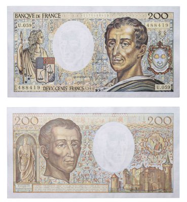 купить Франция 200 франков 1988 год (Montesquieu, барон де Монтескьё)