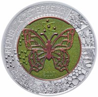 Купить Австрия 25 евро 2017 "Микрокосмос", в футляре с сертификатом