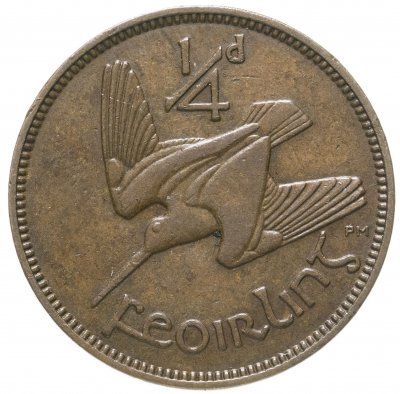 купить Ирландия 1/4 пенни (1 фартинг) 1937