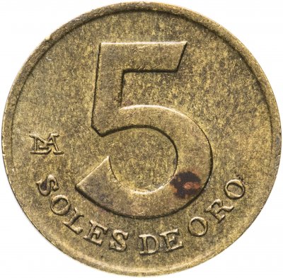 купить Перу 5 солей (soles) 1978-1981