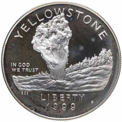 купить США 1 доллар 1999 Йеллоустон