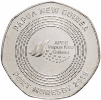 купить Папуа-Новая Гвинея 50 тойя 2018 "Председательство в Атэс"