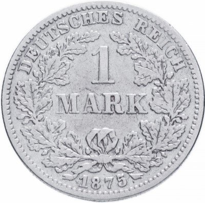 купить Германия (Германская Империя) 1 марка 1875 "G"