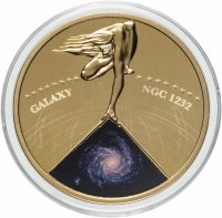 купить Ниуэ 50 центов 2015 "Прекрасные галактики - спиральная галактика "NNGC 1232"" с сертификатом
