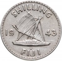 купить Фиджи 1 шиллинг (shilling) 1943