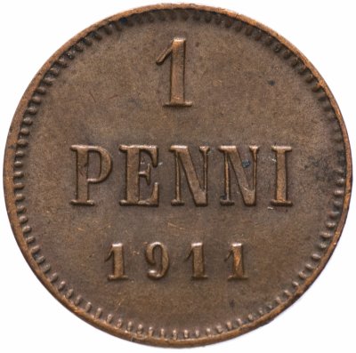 купить 1 пенни (penny) 1911