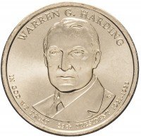 Купить США 1 доллар 2014 P "29-й президент США - Уоррен Гардинг"
