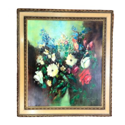 купить Картина "Цветы", холст, масло, 1960-1980 гг.