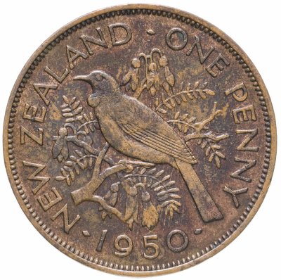 купить Новая Зеландия 1 пенни (penny) 1950