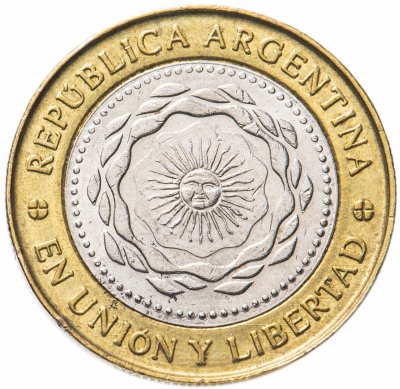 купить Аргентина 2 песо (pesos) 2010-2016, случайная дата