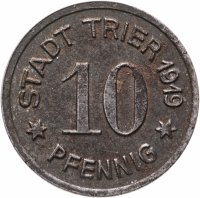 купить Германия (Триер) нотгельд 10 пфеннигов 1919